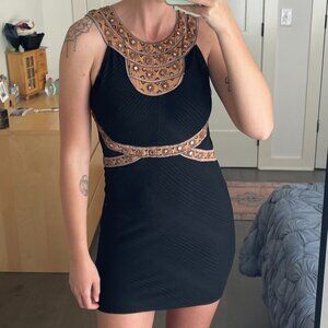 Free People Mini Bodycon Dress, Size Small
